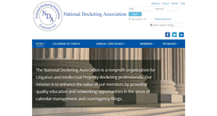 Desktop Screenshot of nationaldocketing.org
